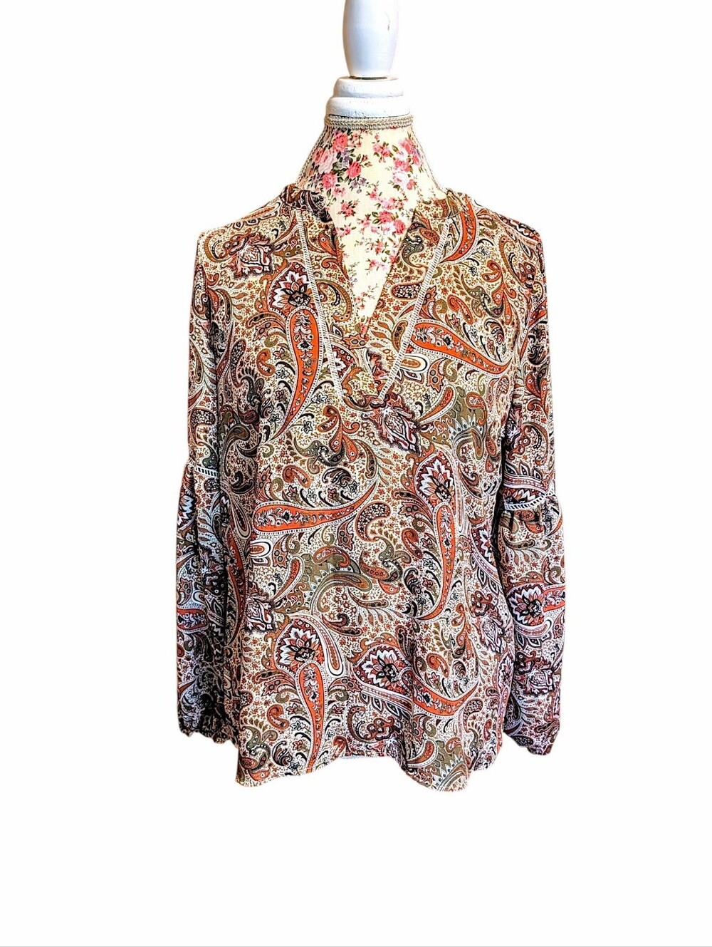 Dress Barn Paisley Blouse